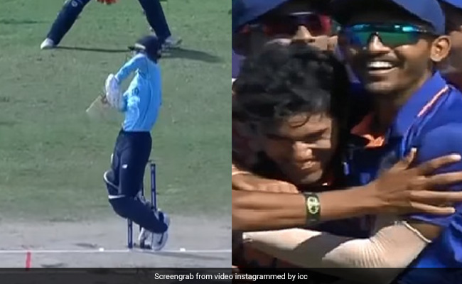 U-19 WC Final: भारतीय गेंदबाज ने फेंकी डराने वाली गेंद, बल्लेबाज का हुआ बुरा हाल, क्रीज पर आते ही आउट- Video