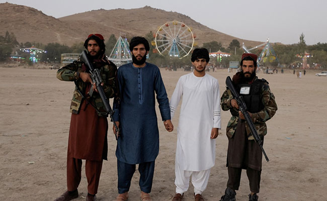 Taliban Told They Can't Take Their Guns To Amusement Parks Anymore