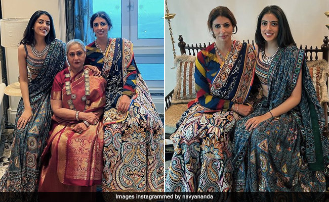 Navya Nanda, Shweta And Jaya Bachchan's Ethnic Styles Are Iconic In Every Sense Of The Way