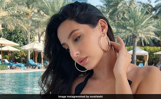 Nora Fatehi Makes Every Pool Day A Fantastic One With One Of Her Stylish Black Swimsuits