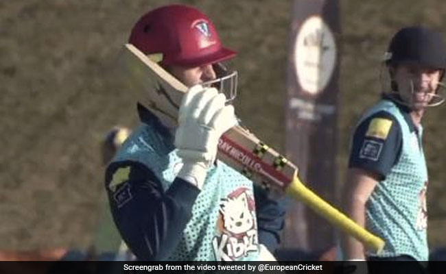 Watch: Batters "Perfect Reply" After Teammate Gets A Rude Send-Off In European Cricket League Watch: Batters "Perfect Reply" After Teammate Gets A Rude Send-Off In European Cricket League