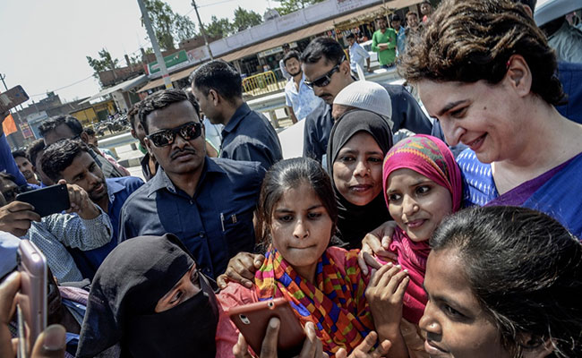 "Bikini, <i>Ghoonghat</i> Or Hijab - It's Woman's Right": Priyanka Gandhi Vadra