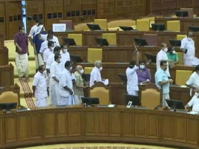 Opposition Walks Out Of Kerala Assembly Over Row With Governor