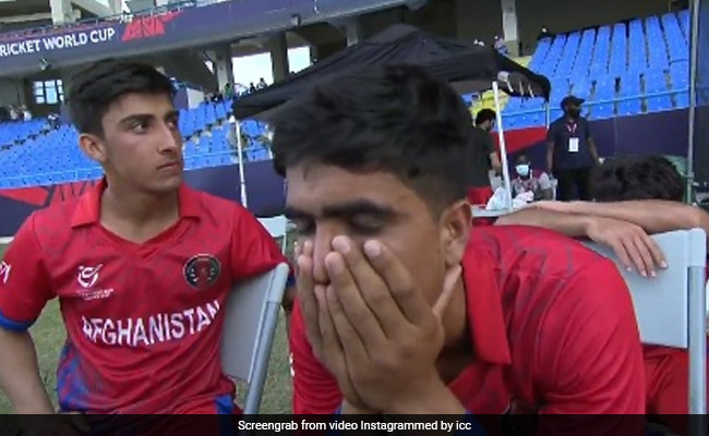 U-19 WC: अफगानिस्तान का फाइनल में पहुंचने का सपना टूटा तो रोने लगे युवा क्रिकेटर, देखें Video