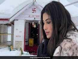 On A Mountain Top In Kashmir, Mouni Roy Found... On A Mountain Top In Kashmir, Mouni Roy Found...