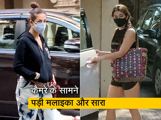 अपने कुत्ते के साथ वॉक पर निकलीं मलाइका अरोड़ा, ब्लैक ड्रेस में नजर आईं सारा अली खान