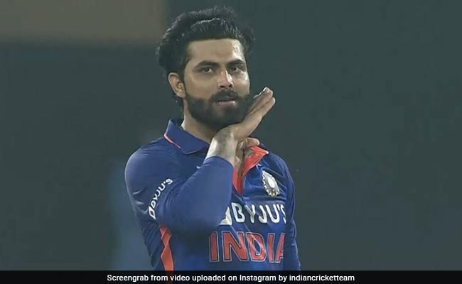 Watch: Jadeja Celebrates Wicket With Allu Arjun Move, Earns "Ravindra Pushpa" Tag