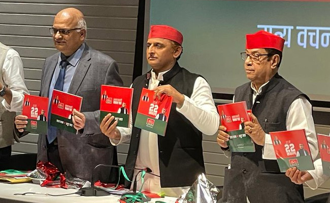Jobs, Free Electricity Among Samajwadi Party's Top 10 UP Poll Promises