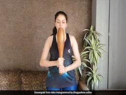 भाग्यश्री को बेटे ने कसरत करने के लिए दिया यह देसी गिफ्ट, फैन्स बोले- पहलवान जी भाग्यश्री को बेटे ने कसरत करने के लिए दिया यह देसी गिफ्ट, फैन्स बोले- पहलवान जी