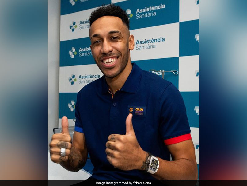 Barcelona Sign Pierre-Emerick Aubameyang As Free Agent Until 2025