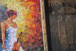 Artist Makes Scrap Art Out Of Waste In Indore Artist Makes Scrap Art Out Of Waste In Indore