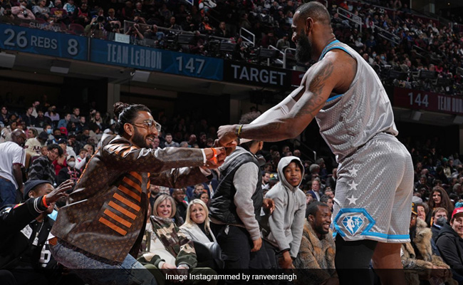 "The King" And Ranveer Singh: See His Pic With Basketball Star LeBron James