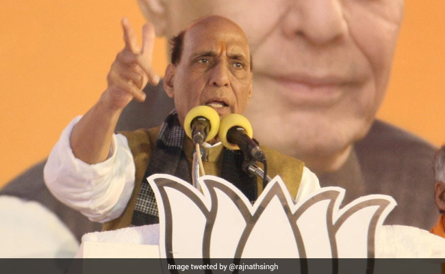 "PM, Yogi Adityanath, People": Rajnath Singh's "Triple Engine" UP Pitch