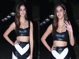 In Black And White, Ananya Panday's Snazzy Co-Ord Set Is Always Right In Black And White, Ananya Panday's Snazzy Co-Ord Set Is Always Right