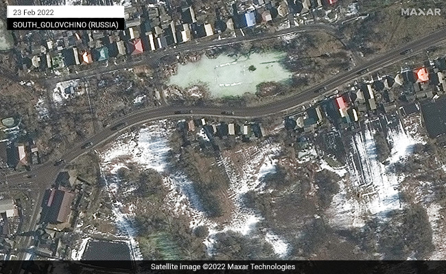Satellite Pics Show New Russian Deployments Kilometres From Ukraine