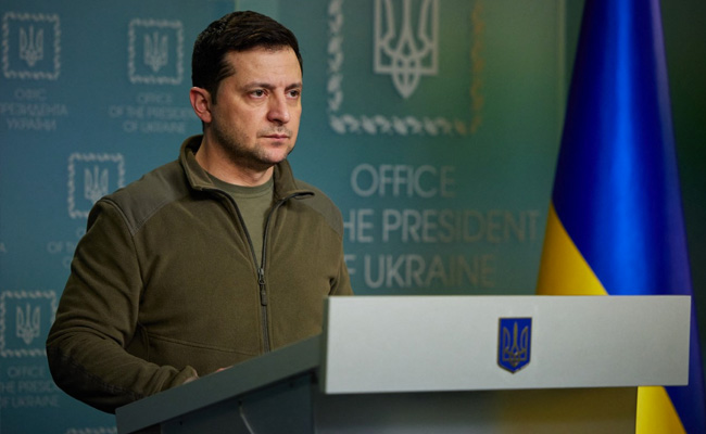 "Enemy's Marked Me No. 1 Target, Family Is No. 2": Ukraine President