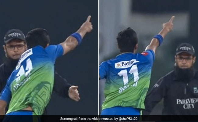 बल्लेबाज को बोल्ड करने पर PAK गेंदबाज ने लगाई रेस, फिर अंपायर अलीम डार ने उठाया यह कदम- Video