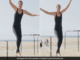 हाई हील्स पहनकर महिला ने दिखाए कमाल के करतब, वीडियो देख हर कोई रह गया दंग हाई हील्स पहनकर महिला ने दिखाए कमाल के करतब, वीडियो देख हर कोई रह गया दंग