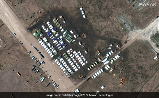 See Satellite Pics Of Massive Russian Forces' Build-Up Near Ukraine