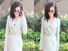 Taapsee Pannu's Mint Green Cutout Blazer Dress Is Making It This Season's Hottest Fashion Trend Taapsee Pannu's Mint Green Cutout Blazer Dress Is Making It This Season's Hottest Fashion Trend