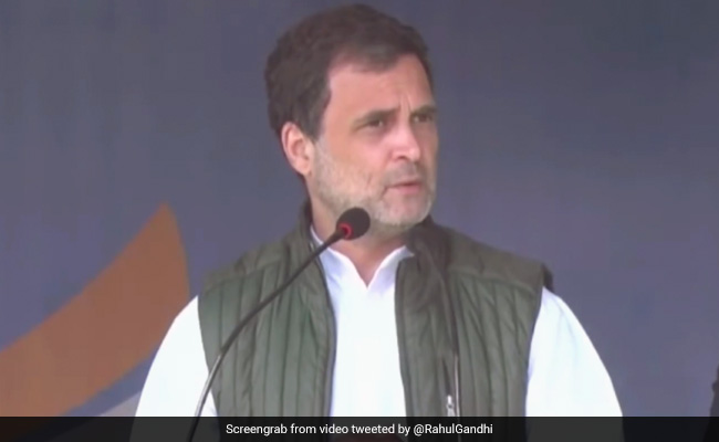 "May Soon Top Hate, Anger Charts": Rahul Gandhi On India's Happiness Rank