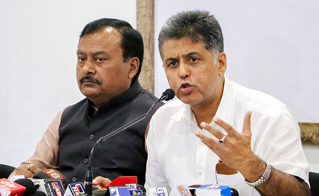 "Bhaiya Controversy" Like "Black Issue" In US: Congress's Manish Tewari