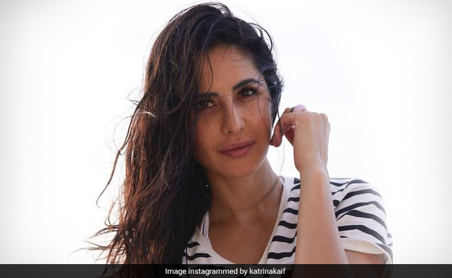A Striped T-Shirt Is Katrina Kaif's Comfy Chic Holiday Mandate In The "Winter Sun"