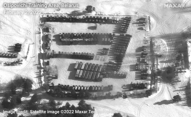 Massive Russian Troop Build-Up Near Ukraine Border. See Satellite Pics
