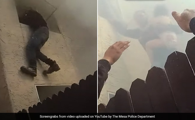 आग की लपटों के बीच फंसे थे दो मासूम बच्चे, शख्स ने हीरो की तरह बचाई दोनों की जान...देखें Video