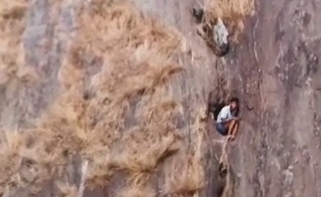 Kerala Man Trapped On Mountain For 2 Days Without Food, Water