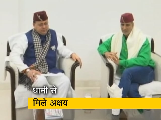 उत्तराखंड के ब्रांड एंबेसडर होंगे अक्षय कुमार, देहरादून में सीएम धामी से की मुलाकात