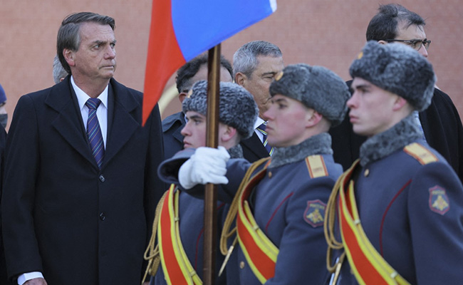 Brazil's President Jair Bolsonaro To Hold Talks With "Strong Man" Putin