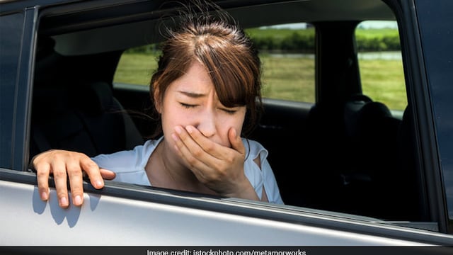 Motion sickness can cause nausea and vomiting