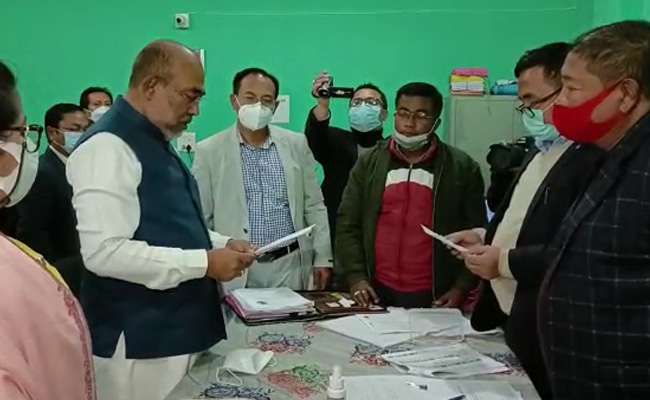 Manipur Chief Minister Files Nomination From Seat He Never Lost Since 2002