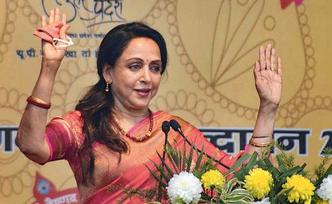 "It Can Finish...": BJP's Hema Malini's "Bulldozer" Barb After UP Win
