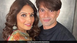 Bipasha Basu Relishes This Valentine's Day Cake With Karan Singh Grover; Take A Look
