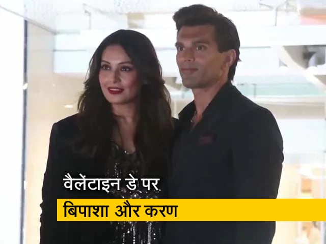 बिपाशा बशु और करण सिंह ग्रोवर की वैलेंटाइंस डे पर डेट नाइट