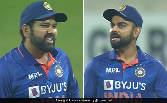 DRS लेते टाइम हुआ ड्रामा,  "मैं बोल रहा हूं ना दो आवाज आई है",  स्टंप माइक पर सब सुनाई दे रहा था, देखिए VIDEO