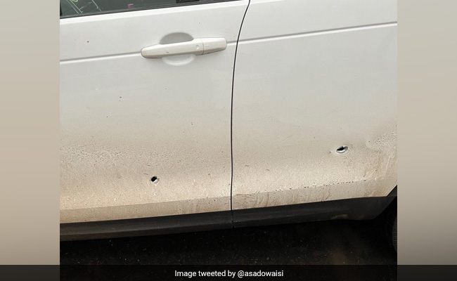 Bullets Hit AIMIM Chief Asaduddin Owaisi's Car In UP, 1 Arrested