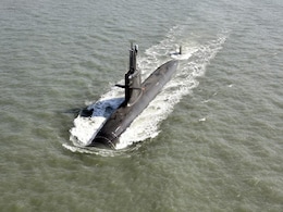 Fifth Scorpene-Class Made-In-India Submarine Sails Out For First Sea Trial Fifth Scorpene-Class Made-In-India Submarine Sails Out For First Sea Trial