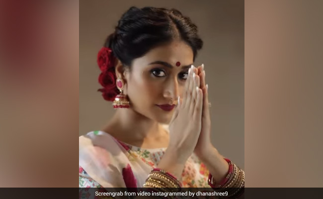 धनाश्री वर्मा ने अपनाया गंगूबाई का स्टाइल को पति युजवेंद्र चहल ने यूं किया कमेंट