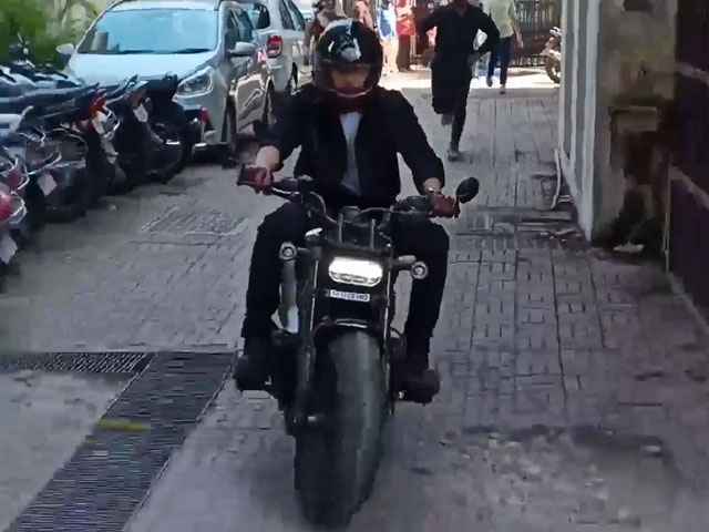 He Zoomed In On A Bike, Took Off Helmet And It Was...