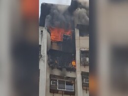 Major Fire In 10th Floor Of Mumbai Apartment Building, No Casualties Major Fire In 10th Floor Of Mumbai Apartment Building, No Casualties