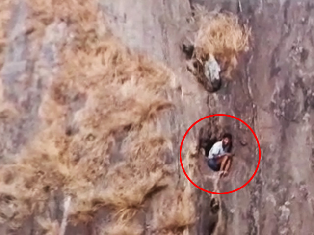 Kerala Trekker's Daring Rescue From Edge Of A Cliff