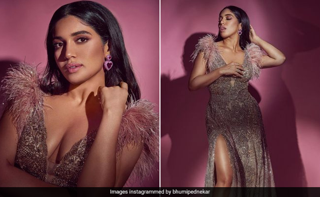 We Heart Everything About Bhumi Pednekar In A Glamorous Lilac Gown