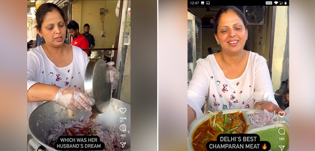Viral Video: Woman Fulfils Late Husband's Dream Of Running Champaran Meat Shop; Internet Applauds Her