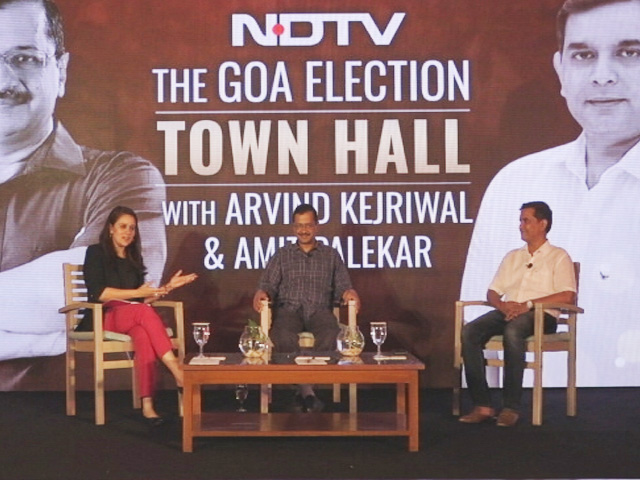 NDTV Townhall With Arvind Kejriwal On Goa Elections