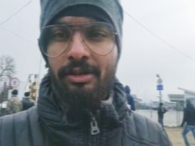 Indian Students At Ukraine-Romania Border