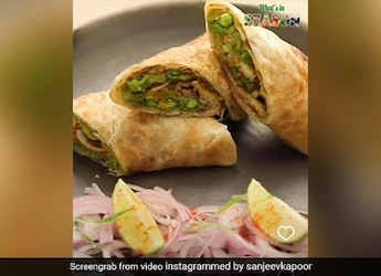 Craving A Wrap? Try This Delicious Matar Tikki Wrap Recipe By Chef Sanjeev Kapoor Craving A Wrap? Try This Delicious Matar Tikki Wrap Recipe By Chef Sanjeev Kapoor