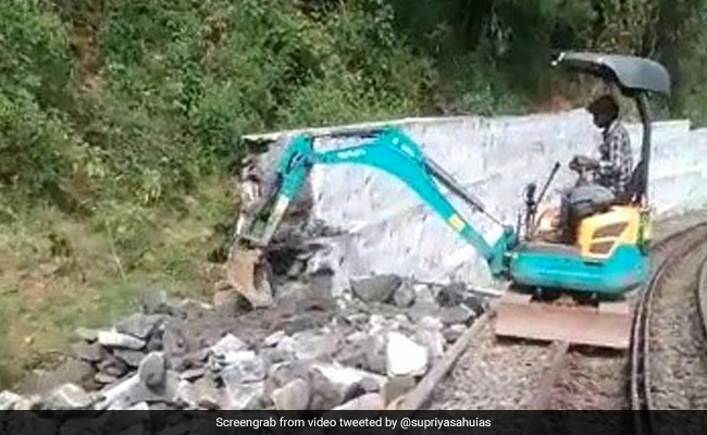 Watch: Walls Demolished Along Railway Lines To Help Elephants Pass Through